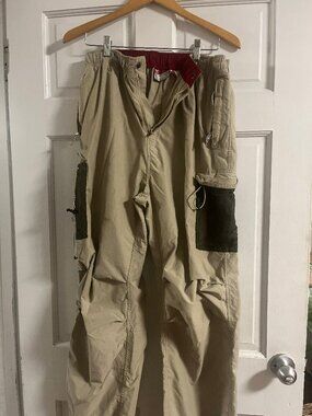Utility Parachute Cargo Pants with Mesh Pockets